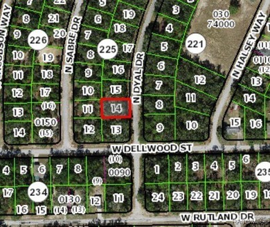 Buildable, flat lot in Citrus Springs (Seller will not accept on Citrus Springs Country Club in Florida - for sale on GolfHomes.com, golf home, golf lot