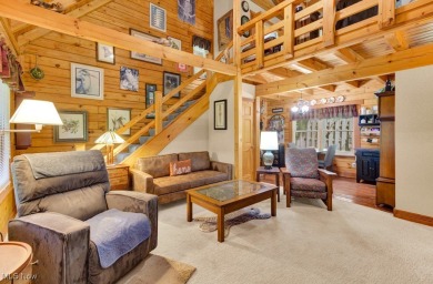 This beautifully maintained log home offers charm, character on Lake Mohawk Golf Club in Ohio - for sale on GolfHomes.com, golf home, golf lot