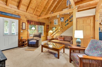 This beautifully maintained log home offers charm, character on Lake Mohawk Golf Club in Ohio - for sale on GolfHomes.com, golf home, golf lot