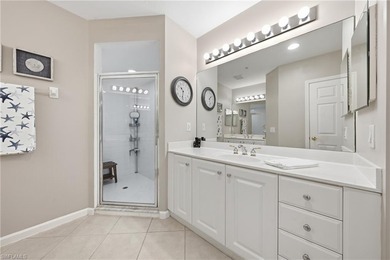 Fresh, light-filled and offered turnkey, this first-floor coach on The Rookery At Marco in Florida - for sale on GolfHomes.com, golf home, golf lot