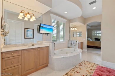 Step into this magnificent pool and spa home featuring 3 on Lely Resort Golf and Country Club in Florida - for sale on GolfHomes.com, golf home, golf lot