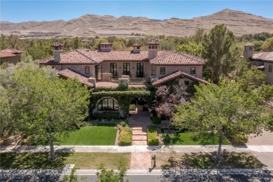 Guard-gated 2-story in Southern Highlands Golf Club w/frontage on Southern Highlands Golf Club in Nevada - for sale on GolfHomes.com, golf home, golf lot