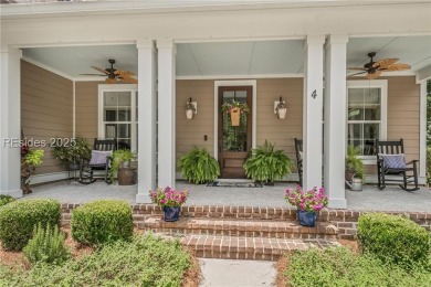 This charming Lowcountry Retreat is located in the community of on Hampton Hall Club in South Carolina - for sale on GolfHomes.com, golf home, golf lot