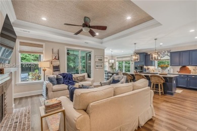 This charming Lowcountry Retreat is located in the community of on Hampton Hall Club in South Carolina - for sale on GolfHomes.com, golf home, golf lot