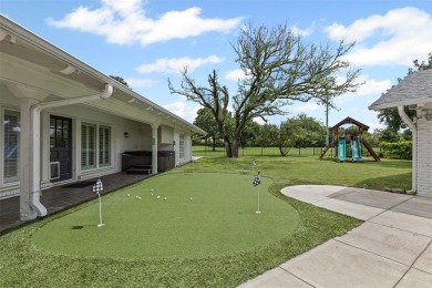 Set on a premier .4-acre lot along the 3rd green and 4th tee box on Ridglea Golf Course in Texas - for sale on GolfHomes.com, golf home, golf lot