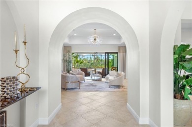 Stunning lake and golf course views in prestigious Marsala on Tiburon Golf Club in Florida - for sale on GolfHomes.com, golf home, golf lot