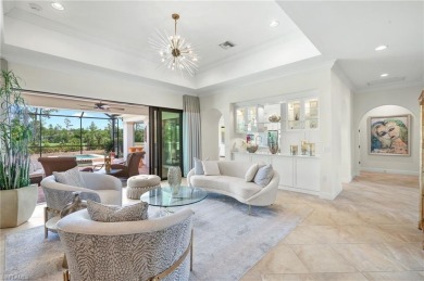 Stunning lake and golf course views in prestigious Marsala on Tiburon Golf Club in Florida - for sale on GolfHomes.com, golf home, golf lot