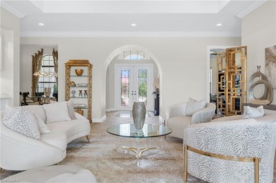 Stunning lake and golf course views in prestigious Marsala on Tiburon Golf Club in Florida - for sale on GolfHomes.com, golf home, golf lot