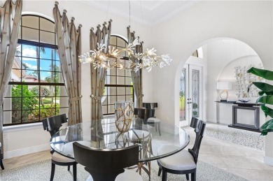 Stunning lake and golf course views in prestigious Marsala on Tiburon Golf Club in Florida - for sale on GolfHomes.com, golf home, golf lot