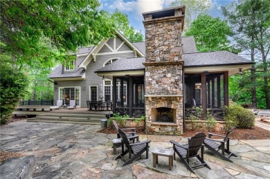 This entrancing Adirondack style home enhances its woodland on The Cliffs At Keowee Vineyards Golf Club in South Carolina - for sale on GolfHomes.com, golf home, golf lot