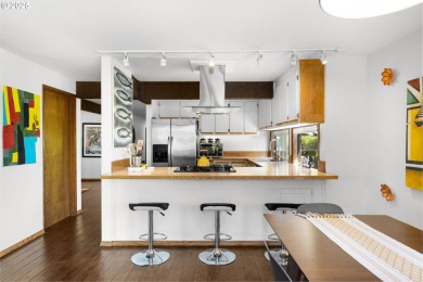 This unique custom mid-mod styled one level home backs to the on Rock Creek Country Club in Oregon - for sale on GolfHomes.com, golf home, golf lot
