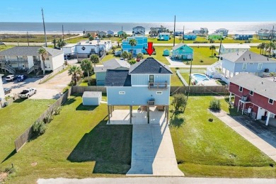 TWO-YEAR OLD HOME JUST 2 BLOCKS FROM THE BEACH with Gulf & Bay on Galveston Country Club in Texas - for sale on GolfHomes.com, golf home, golf lot