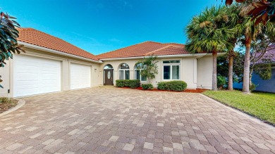 Mediterranean Estate With Marsh Views & Saltwater Pool In A on Marsh Creek Country Club in Florida - for sale on GolfHomes.com, golf home, golf lot