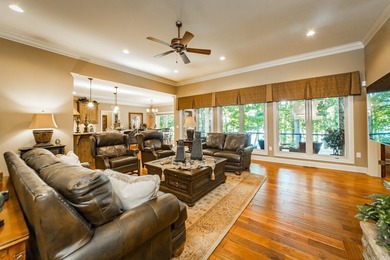 Experience the pinnacle of lakefront luxury in this furnished on  in Arkansas - for sale on GolfHomes.com, golf home, golf lot