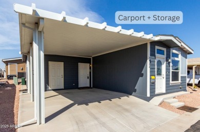 Lot Rent is PAID through Feb 2026!!  Immaculate, 2019 Cavco home on Viewpoint Golf Resort in Arizona - for sale on GolfHomes.com, golf home, golf lot