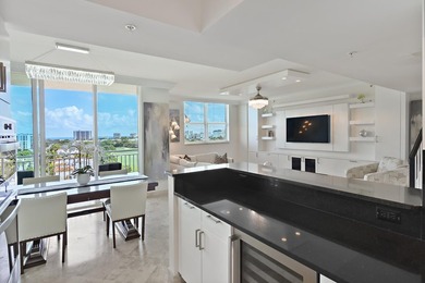 Location and views. Rare opportunity to own a turn-key two-level on Boca Raton Resort and Club in Florida - for sale on GolfHomes.com, golf home, golf lot