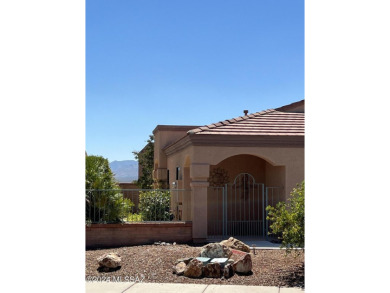 From high on the hill you have a panoramic view of the Santa on San Ignacio Golf Club in Arizona - for sale on GolfHomes.com, golf home, golf lot