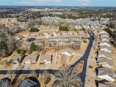 Welcome to 1004 Stone Creek Lane near downtown Monroe! This on Monroe Golf and Country Club in Georgia - for sale on GolfHomes.com, golf home, golf lot