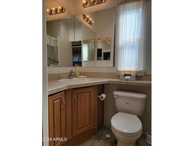 REDUCED!! This is a lovely furnished park model with one of the on 3 Parks Fairways in Arizona - for sale on GolfHomes.com, golf home, golf lot