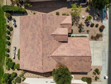 Stunning St. Croix model overlooking the 6th hole of the Santa on Mountain Vista Golf Course At Sun City Palm Desert in California - for sale on GolfHomes.com, golf home, golf lot