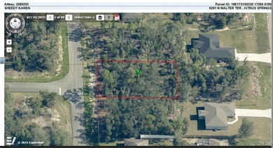 Who doesn't love a nice, flat lot??? ...with public water and on Citrus Springs Country Club in Florida - for sale on GolfHomes.com, golf home, golf lot