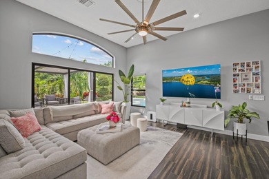 Welcome to a masterfully reimagined residence in the prestigious on Winston Trails Golf Course in Florida - for sale on GolfHomes.com, golf home, golf lot