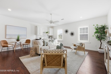 Exquisitely maintained 2018 craftsman residence offering 4BR/3BA on Selva Marina Country Club in Florida - for sale on GolfHomes.com, golf home, golf lot