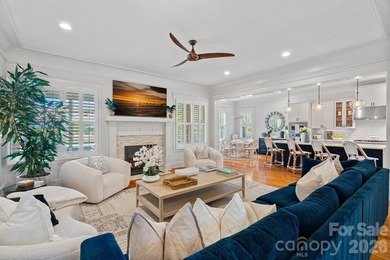 Heated luxury saltwater pool/spa , walkable deeded boat slip on Trump National Golf Club Charlotte in North Carolina - for sale on GolfHomes.com, golf home, golf lot