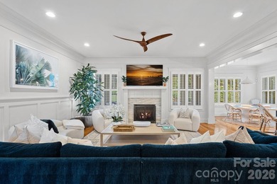 Heated luxury saltwater pool/spa , walkable deeded boat slip on Trump National Golf Club Charlotte in North Carolina - for sale on GolfHomes.com, golf home, golf lot