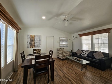 This meticulously maintained 2-bedroom, 2-bathroom home features on Viewpoint Golf Resort in Arizona - for sale on GolfHomes.com, golf home, golf lot