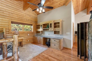 This exquisite custom log home is located in the heart of Bailey on Bailey Creek Golf Course in California - for sale on GolfHomes.com, golf home, golf lot