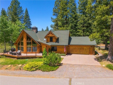 This exquisite custom log home is located in the heart of Bailey on Bailey Creek Golf Course in California - for sale on GolfHomes.com, golf home, golf lot