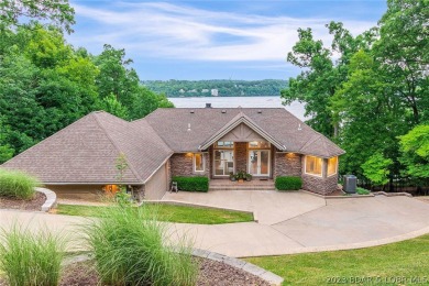 Grand tastefully designed 4 bed 3.5 bath Lakefront home boasting on The Club At Porto Cima in Missouri - for sale on GolfHomes.com, golf home, golf lot