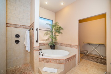 Tucked away in Yuma's South Foothills, this Santa Fe-style home on Las Barrancas Golf Course in Arizona - for sale on GolfHomes.com, golf home, golf lot