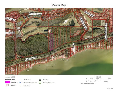 3.7 acres.  Today the lot is vacant and heavily wooded.  New on The Golf Club of the Wharf in Alabama - for sale on GolfHomes.com, golf home, golf lot