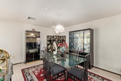 The epitome of comfort nestled within a serene 55+ adult on Stardust Golf Course in Arizona - for sale on GolfHomes.com, golf home, golf lot