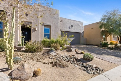 Modern elegance meets unparalleled views in this 2017-built on The Boulders Resort Golf Club in Arizona - for sale on GolfHomes.com, golf home, golf lot