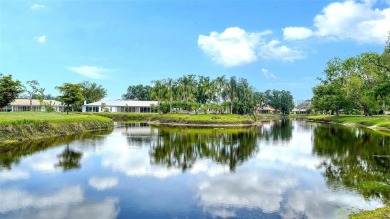 Gorgeously updated and hurricane-ready, this lakefront pool home on The Meadows Golf and Country Club in Florida - for sale on GolfHomes.com, golf home, golf lot
