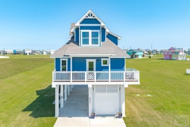 Custom 3-bed 2.5 bath on 1.37 ac. boasts bay views, amazing on Galveston Country Club in Texas - for sale on GolfHomes.com, golf home, golf lot