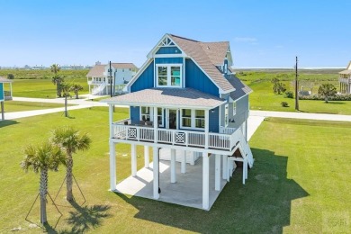 Custom 3-bed 2.5 bath on 1.37 ac. boasts bay views, amazing on Galveston Country Club in Texas - for sale on GolfHomes.com, golf home, golf lot