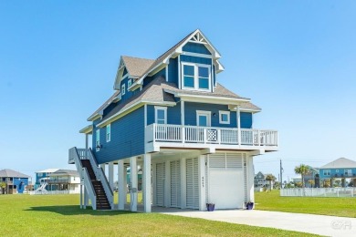Custom 3-bed 2.5 bath on 1.37 ac. boasts bay views, amazing on Galveston Country Club in Texas - for sale on GolfHomes.com, golf home, golf lot