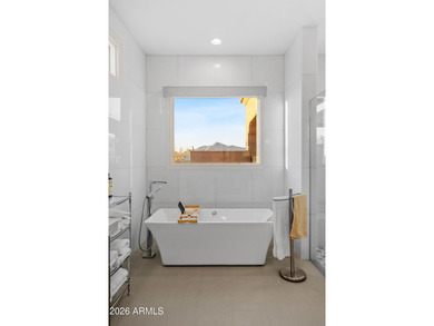 This distinguished Desert Mountain contemporary desert residence on Desert Mountain Golf Club - Renegade Course in Arizona - for sale on GolfHomes.com, golf home, golf lot