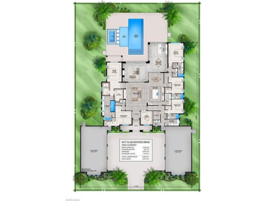 Estate lot exclusively offered by Ocean Blue Builders Inc. in on Naples National Golf Club in Florida - for sale on GolfHomes.com, golf home, golf lot