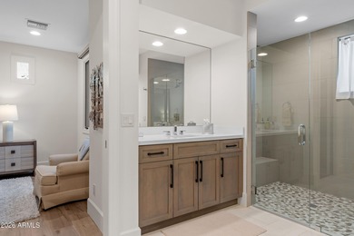 This distinguished Desert Mountain contemporary desert residence on Desert Mountain Golf Club - Renegade Course in Arizona - for sale on GolfHomes.com, golf home, golf lot