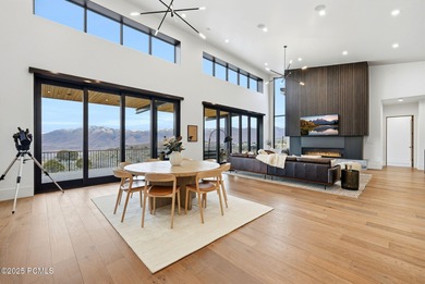 Perched on a private, sweeping 180-degree view lot on the on Red Ledges Golf Club in Utah - for sale on GolfHomes.com, golf home, golf lot