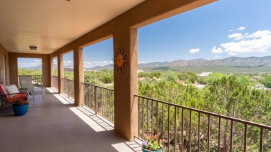 Stunning modern pueblo style home with surrounding mountain on Paa-Ko Ridge Golf Club  in New Mexico - for sale on GolfHomes.com, golf home, golf lot