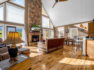 180-degree year-round panoramic mountain views from this on Rumbling Bald Resort on Lake Lure in North Carolina - for sale on GolfHomes.com, golf home, golf lot
