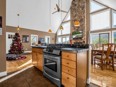 180-degree year-round panoramic mountain views from this on Rumbling Bald Resort on Lake Lure in North Carolina - for sale on GolfHomes.com, golf home, golf lot