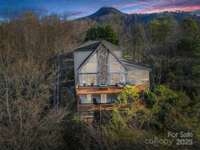 180-degree year-round panoramic mountain views from this on Rumbling Bald Resort on Lake Lure in North Carolina - for sale on GolfHomes.com, golf home, golf lot