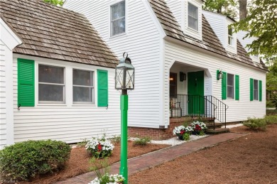 This charming, custom-built, post & beam home is quietly nestled on Sedgefield Golf Course in North Carolina - for sale on GolfHomes.com, golf home, golf lot